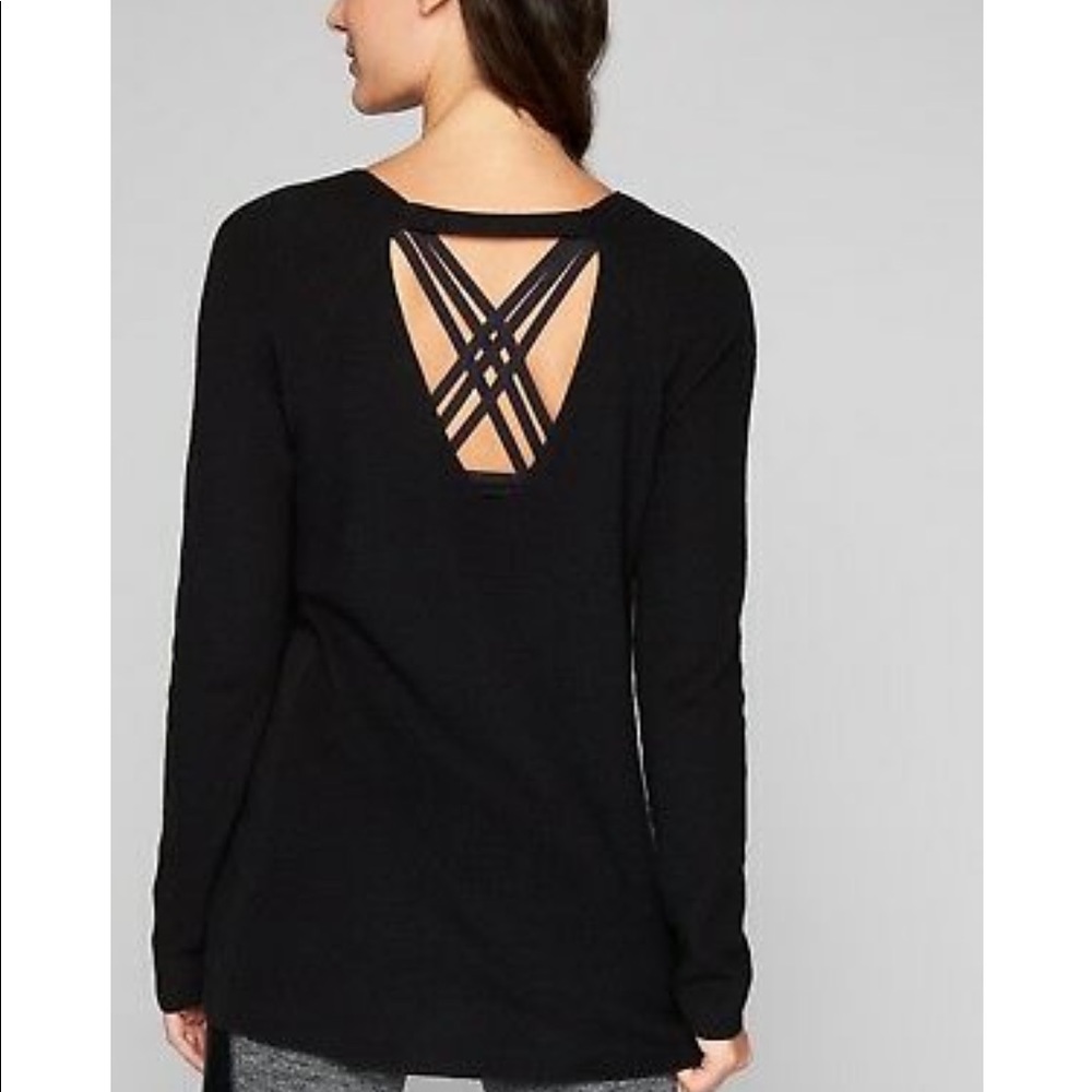 Athleta open back sweater